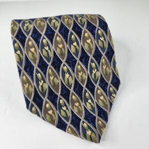 COCKTAIL COLLECTIONS Blue Silk Tie.